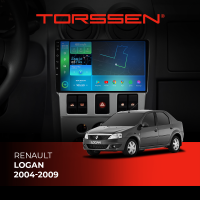 Штатна магнітола Torssen Renault Logan 2004-2009 F9332 4G Carplay DSP