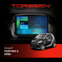Штатна магнітола Torssen Smart ForTwo 3 18+ F9332 4G Carplay DSP