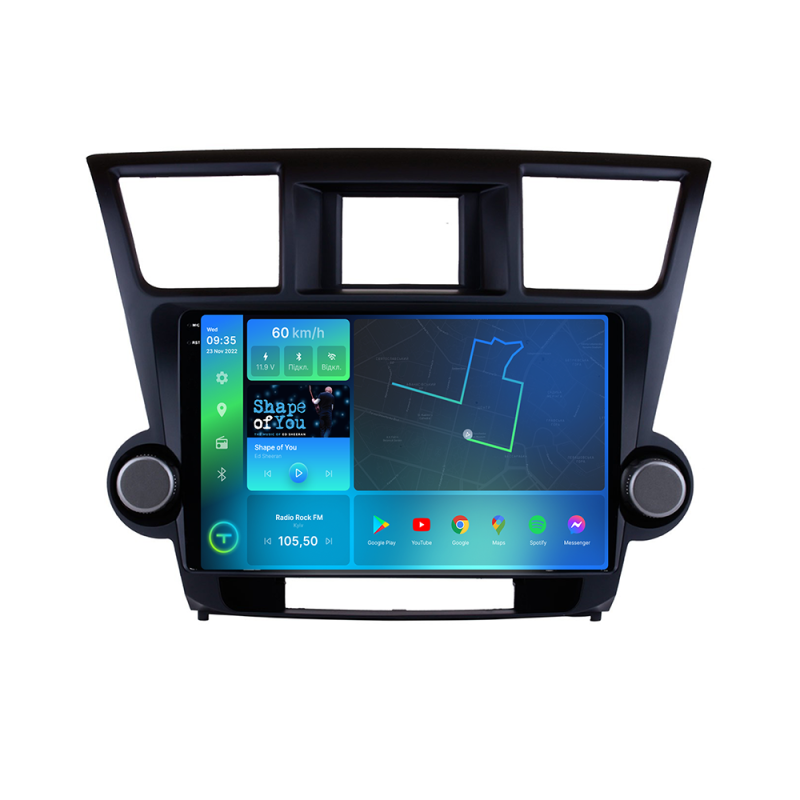 Штатна магнітола Torssen 2K Toyota Highlander XU 40 2010-2016 F10332 4G Carplay DSP