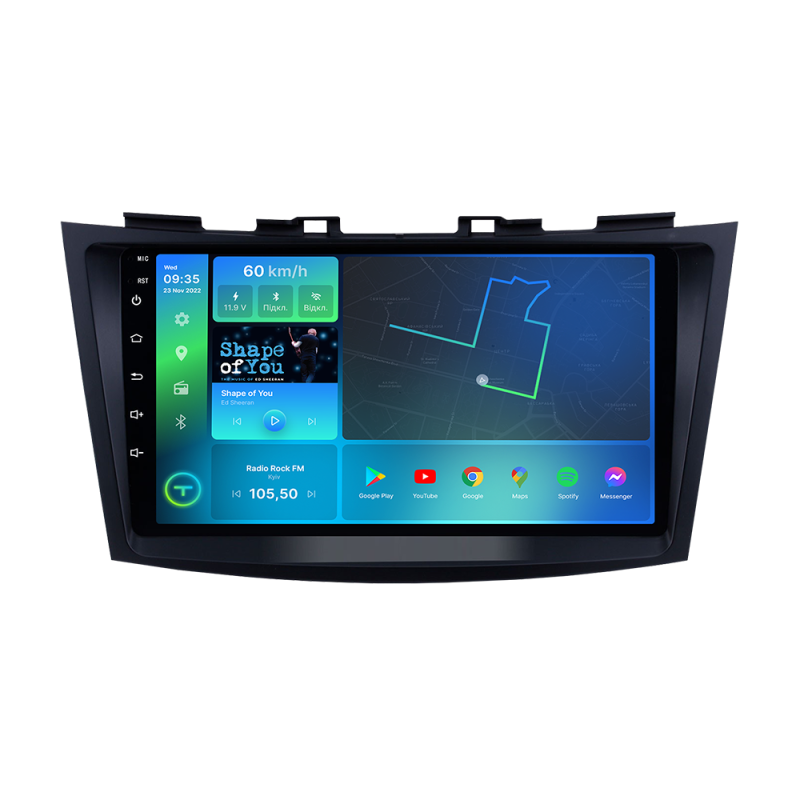 Штатна магнітола Torssen  Suzuki Swift 2011-2016 F98256 4G Carplay DSP