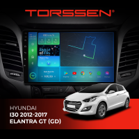Штатна магнітола Torssen Hyundai I30 12-17/Elantra GT (GD) NF9 Carplay
