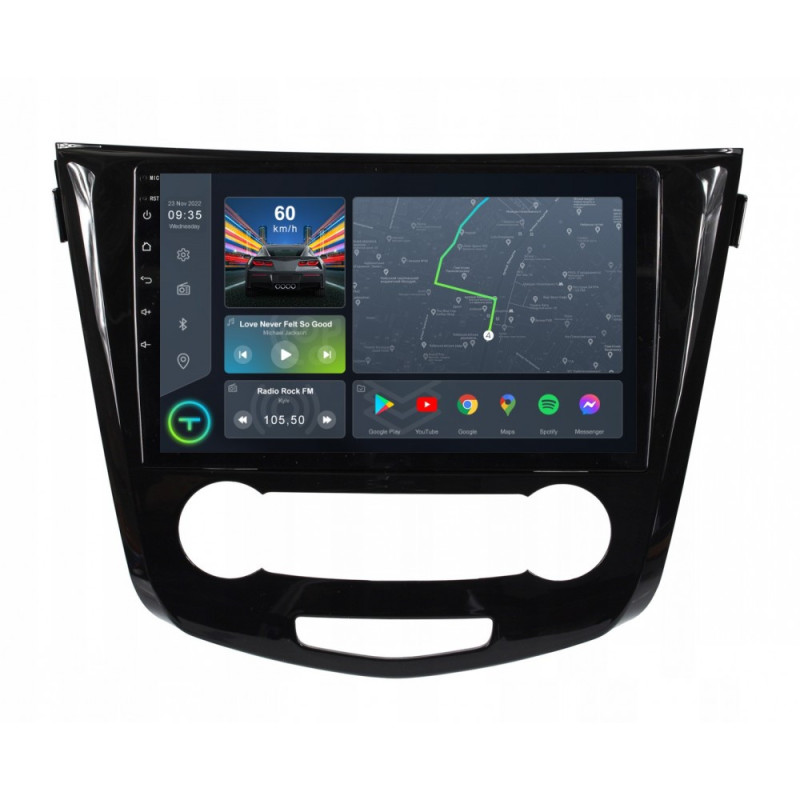 Штатна магнітола Torssen Nissan Xtrail/Qashqai 2013+ FL10 4+64Gb 4G Carplay DSP