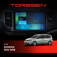 Штатна магнітола Torssen 2K VW Sharan 12-18 F98256 4G Carplay DSP