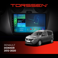 Штатная магнитола Torssen Renault Dokker 2012-2020 FL9 4+64Gb 4G Carplay DSP