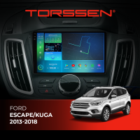 Штатна магнітола Torssen 2K Ford Escape/Kuga 13-18 LOW END F96128 4G Carplay DSP