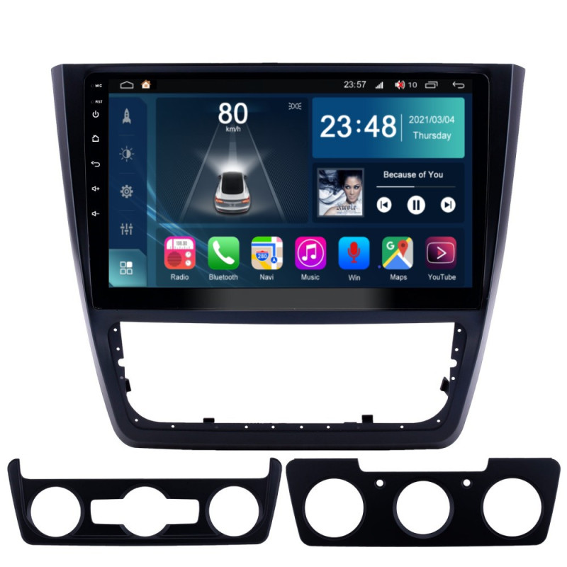 Штатна магнітола Torssen Skoda Yeti Climate FL10 4+64Gb 4G Carplay DSP