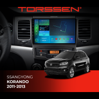 Штатна магнітола Torssen SsangYong Korando 11-13 F9432 4G Carplay DSP