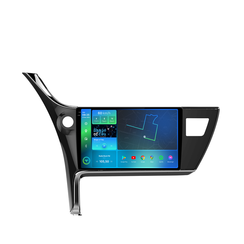 Штатна магнітола Torssen 2K Toyota Corola 17 FL10 4+64Gb 4G Carplay DSP