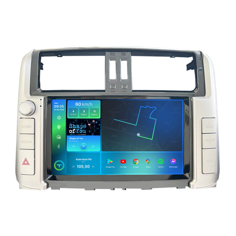 Штатна магнітола Torssen 2K Toyota Prado 150 09-13 F9464 4G Carplay DSP із крутилкою