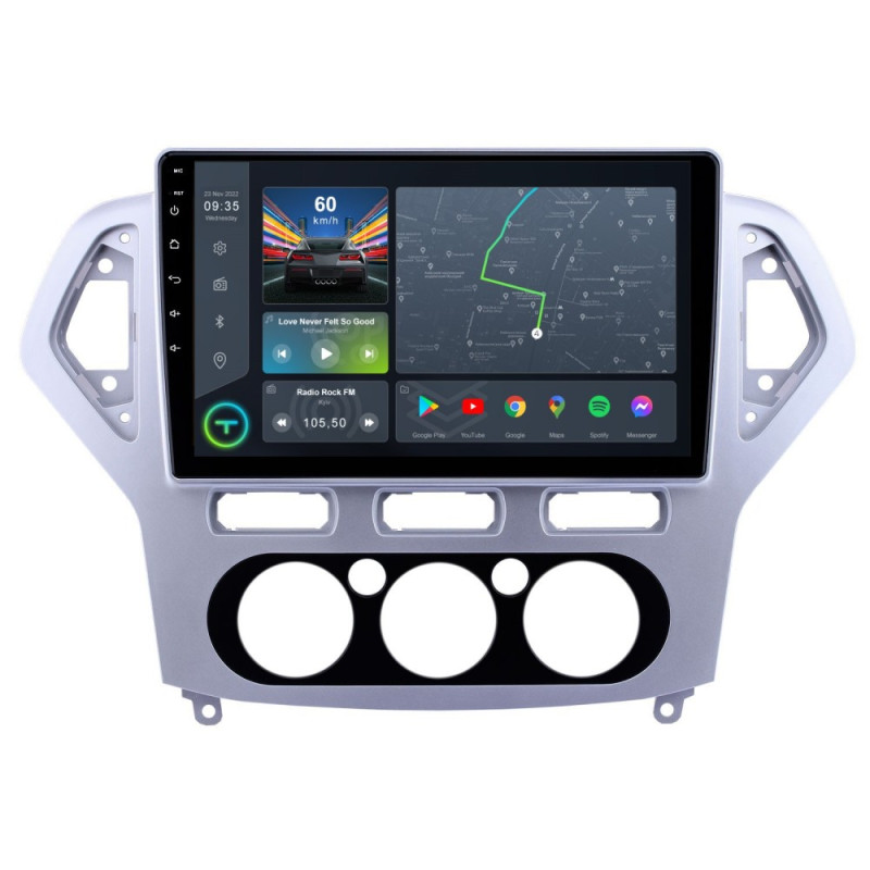Штатна магнітола Torssen Ford Mondeo 07-11 silver FL9 4+64Gb 4G Carplay DSP