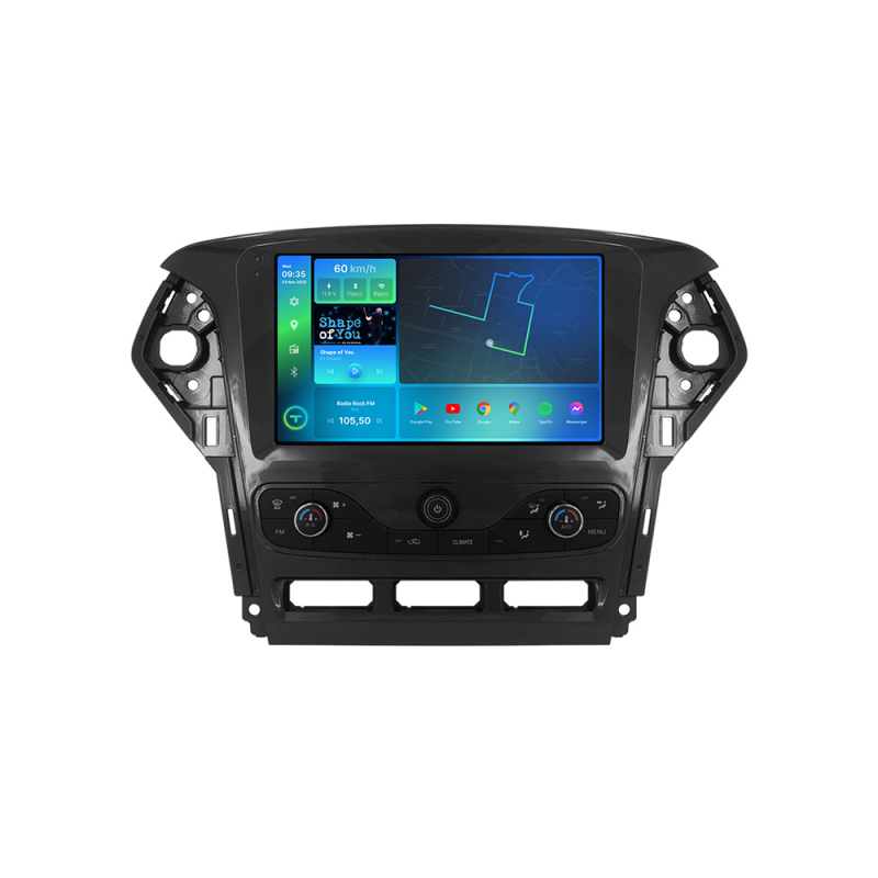 Штатна магнітола Torssen Ford Mondeo 11-13 A/C climate black FL9 4+64Gb 4G Carplay DSP