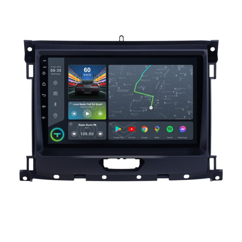 Штатна магнітола Torssen Ford Ranger 19+ FL9 4+64Gb 4G Carplay DSP