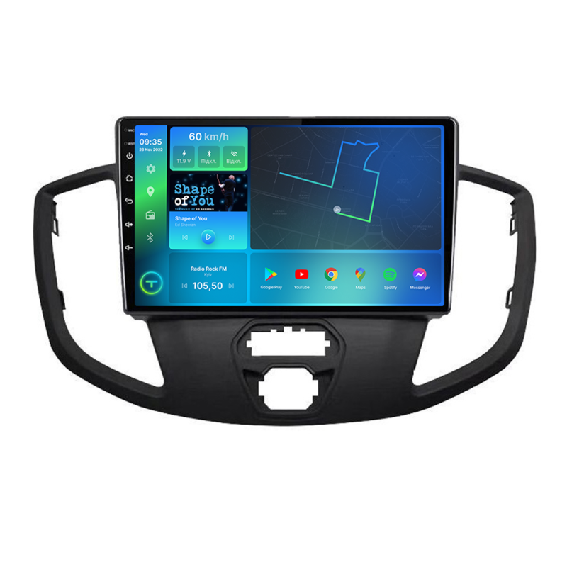 Штатная магнитола Torssen Ford Transit 2020+ USA FL9 4+64Gb 4G Carplay DSP