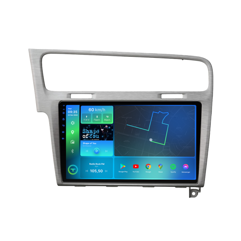 Штатная магнитола Torssen VW Golf 7 grey F108256 4G Carplay