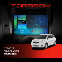 Штатна магнітола Torssen Toyota Yaris Vios 05-11 F98256 4G Carplay DSP