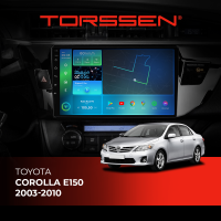 Штатна магнітола Torssen Toyota Corolla E150  2003-2010 F9432 4G Carplay DSP