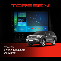 Штатна магнітола Torssen Toyota LC200 2007-2015 climate F10232 4G Carplay DSP