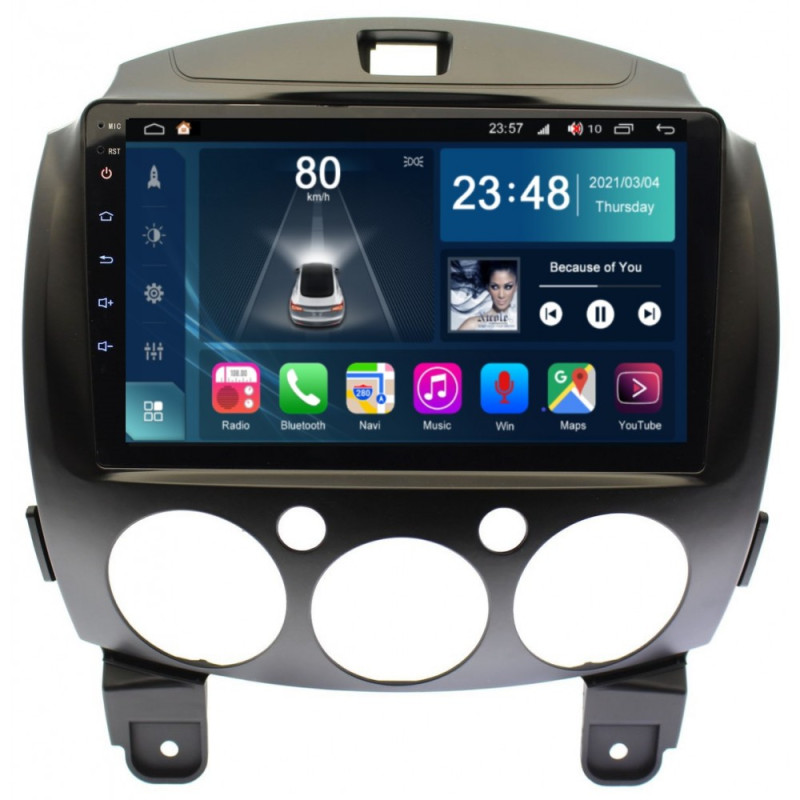 Штатная магнитола Torssen Mazda 2 07-14 F96128 4G Carplay