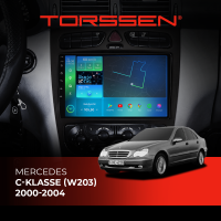 Штатная магнитола Torssen Mercedes C-klasse (W203) 2000-2004 F9464 4G Carplay DSP