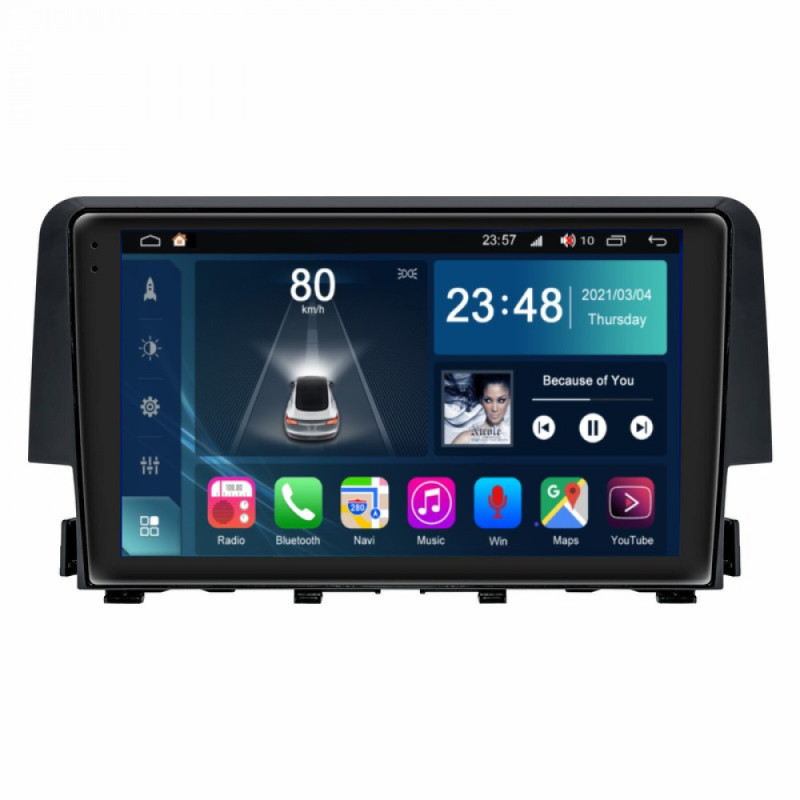 Штатна магнітола Torssen Honda Civic 18+ FL9 4+64Gb 4G Carplay DSP