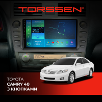 Штатная магнитола Torssen Toyota Camry 40 з кнопками F9464 4G Carplay DSP