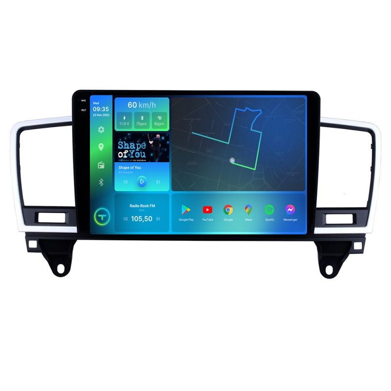 Штатна магнітола Torssen 2K Mercedes ML/GL-class W166/X166 12-16 F9432 4G Carplay DSP