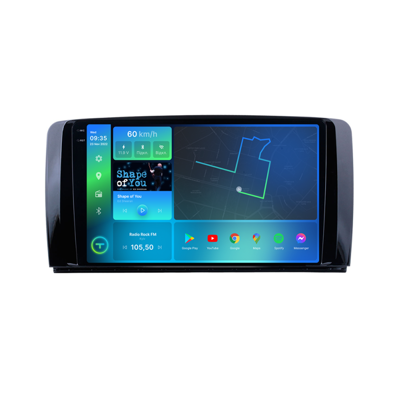 Штатна магнітола Torssen 2K Mercedes R-class 05-13 F9432 4G Carplay DSP