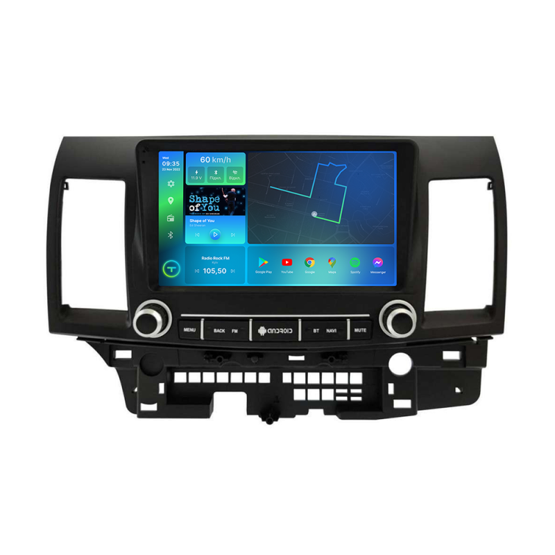 Штатна магнітола Torssen 2K Mitsubishi Lancer X V2 2007-2014 F9432 4G Carplay DSP