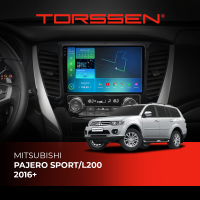 Штатна магнітола Torssen 2K Mitsubishi Pajero  Sport/L200 2016+ F96128 4G Carplay DSP
