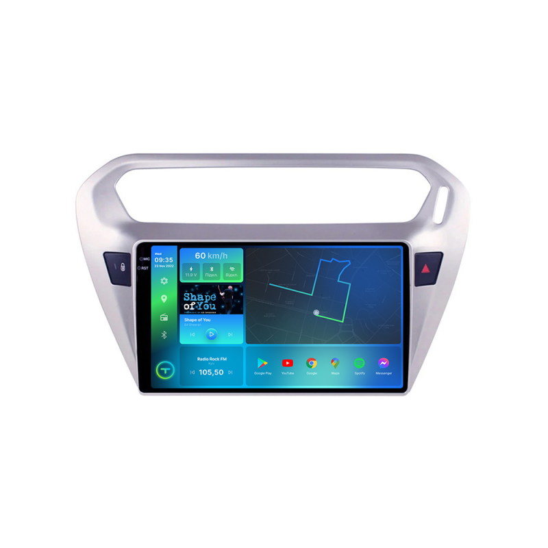Штатна магнітола Torssen 2K Peugeot 301/Citroen Elysee F96128 4G Carplay DSP
