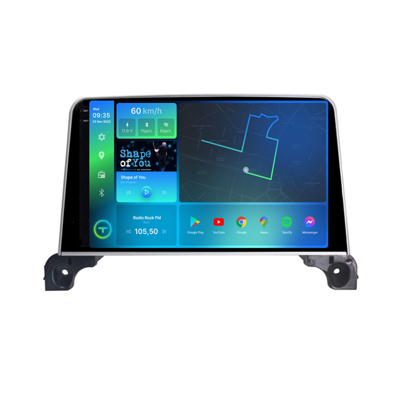 Штатна магнітола Torssen 2K Peugeot 4008/5008 2017+ FL9 4+64Gb 4G Carplay DSP