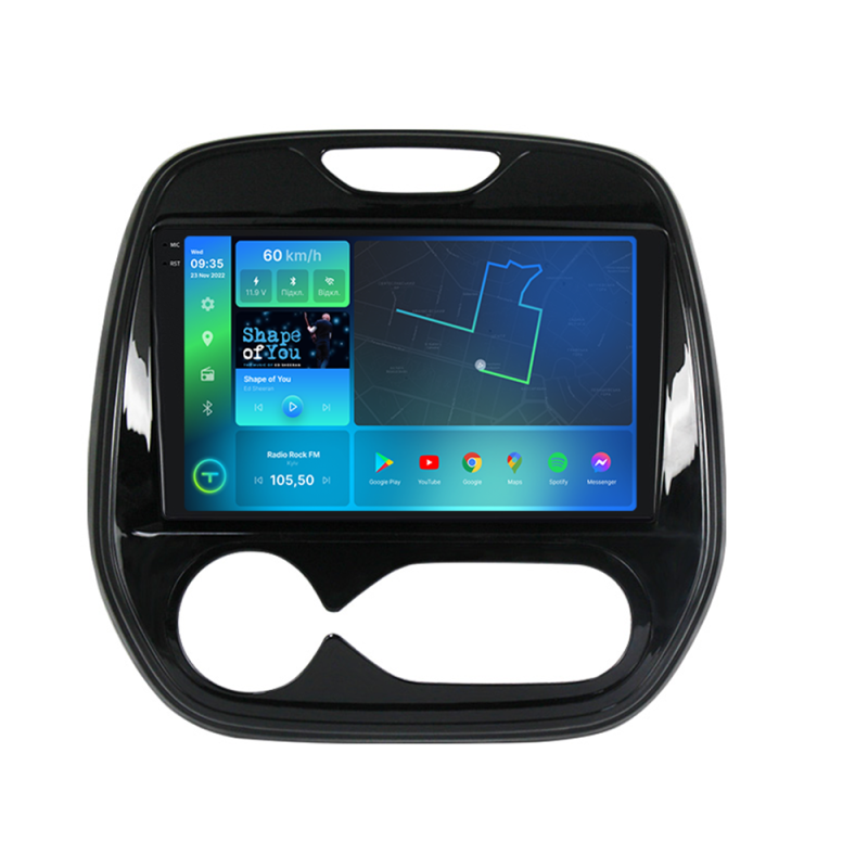 Штатна магнітола Torssen 2K Renault Captur 2013+,Trafic 2014+ F9464 4G Carplay DSP