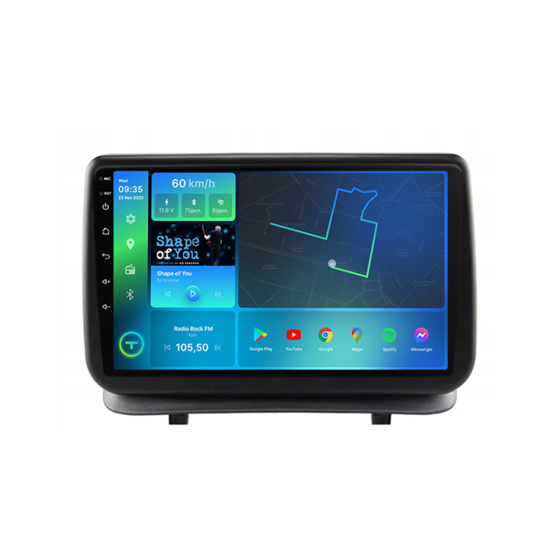 Штатна магнітола Torssen 2K Renault Clio 05-14 F96128 4G Carplay DSP