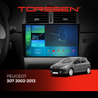 Штатна магнітола Torssen 2K Peugeot 307 02-13 F98256 4G Carplay DSP