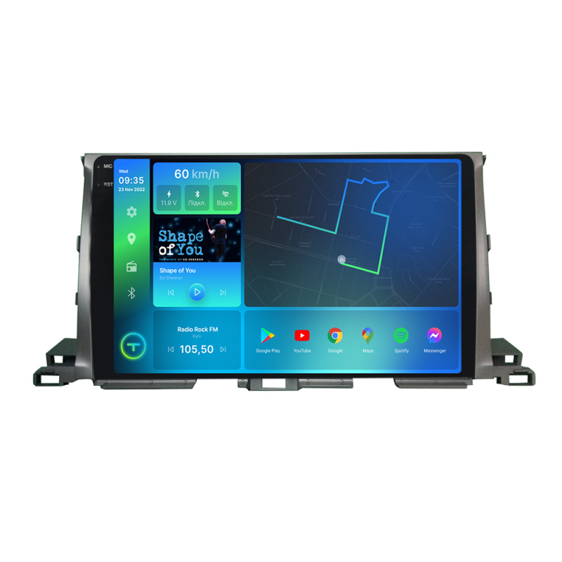 Штатна магнітола Torssen 2K Toyota Highlander XU 50 2016- F10464 4G Carplay DSP