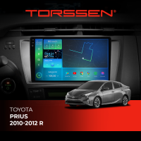 Штатна магнітола Torssen 2K Toyota Prius 10-12 R F98256  4G Carplay DSP