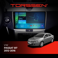 Штатна магнітола Torssen 2K VW Passat B7 12-16 F10432 4G Carplay DSP