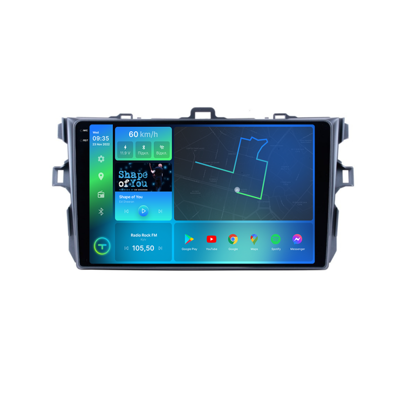 Штатна магнітола Torssen 2K Toyota Corolla E150  2003-2010 FL9 4+64Gb 4G Carplay DSP