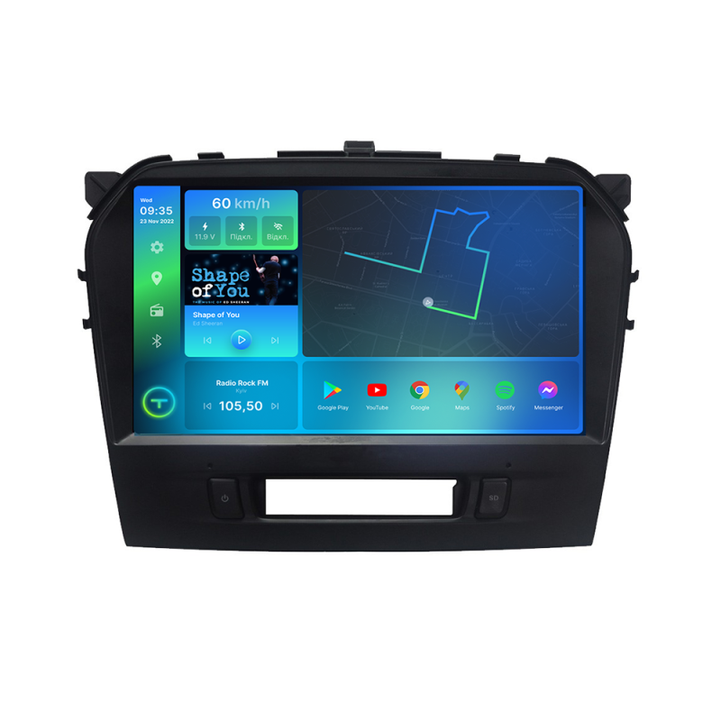 Штатна магнітола Torssen 2K Suzuki Vitara 2016- FL9 4+64Gb 4G Carplay DSP