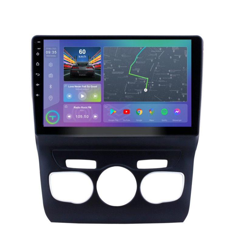 Штатна магнітола Torssen Citroen C4 10-15 FL10 4+64Gb 4G Carplay DSP
