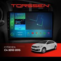 Штатна магнітола Torssen Citroen C4 10-15 FL10 4+64Gb 4G Carplay DSP