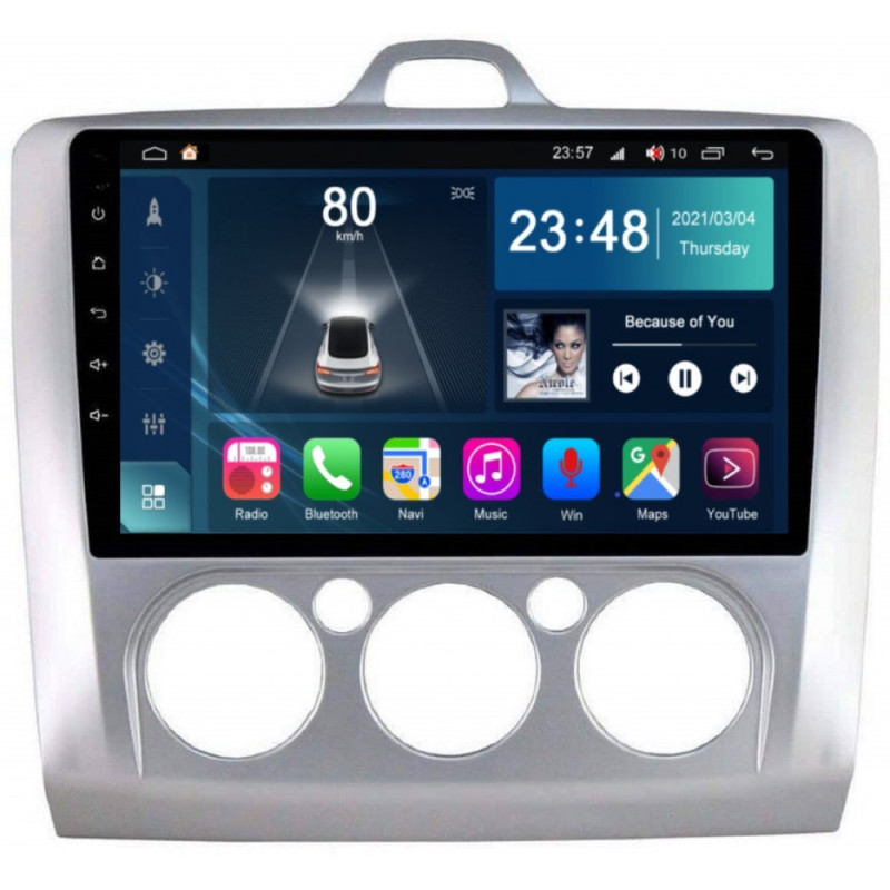 Штатна магнітола Torssen Ford Focus 05-11 conditioner FL9 4+64Gb 4G Carplay DSP