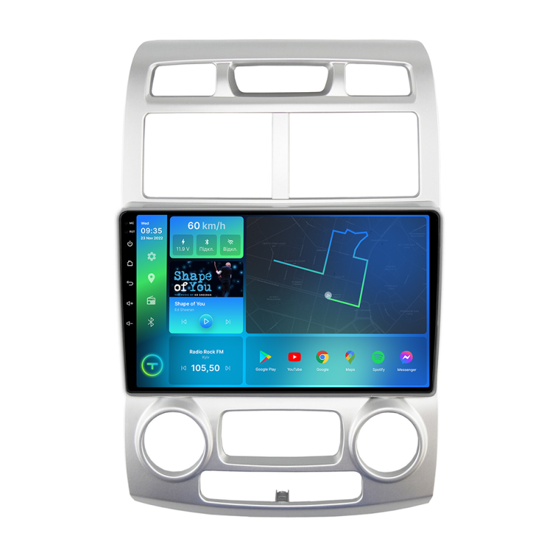 Штатная магнитола Torssen Kia Sportage 2 05-09 climate Европа FL9 4+64Gb 4G Carplay DSP