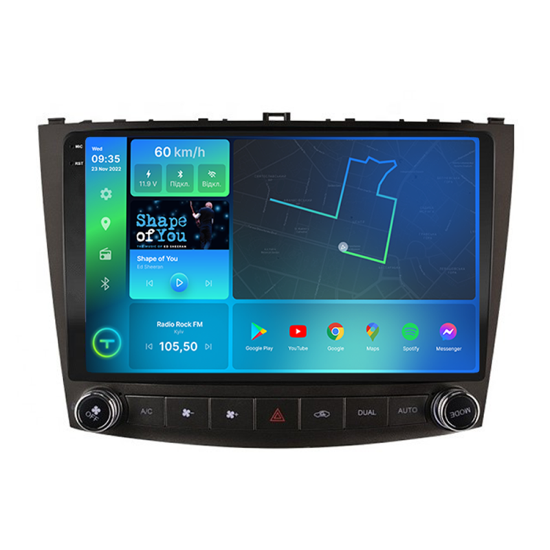 Штатна магнітола Torssen Lexus IS250 05-13 F10232 4G Carplay DSP