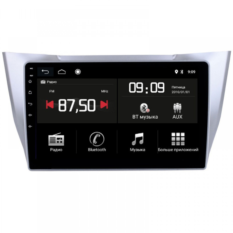 Штатна магнітола Torssen Lexus RX 03-09,Toyota Harrier Grey CAN BUS FL10 4+64Gb 4G Carplay DSP