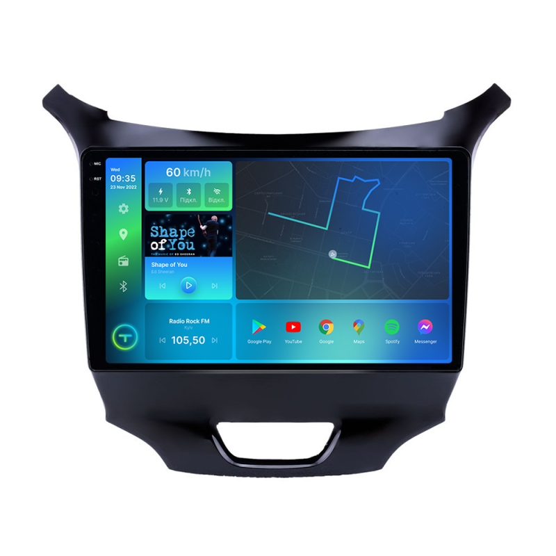 Штатна магнітола Torssen 2K Chevrolet Cruze 16+ F96128 4G Carplay DSP