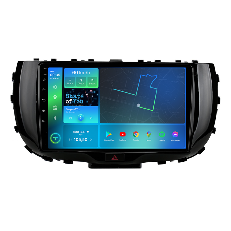 Штатна магнітола Torssen Kia Soul 2019+ clima FL9 4+64Gb 4G Carplay DSP