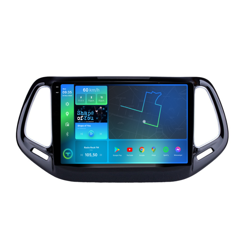 Штатна магнітола Torssen 2K Jeep Compas 17- FL10 4+64Gb 4G Carplay DSP