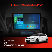 Штатна магнітола Torssen 2K Hyundai i30 2007-2012 climate F9232 4G Carplay DSP