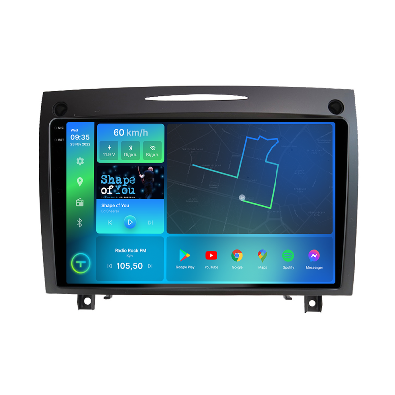 Штатна магнітола 2K Torssen Mercedes SLK 2006-2010 F9232 4G Carplay DSP